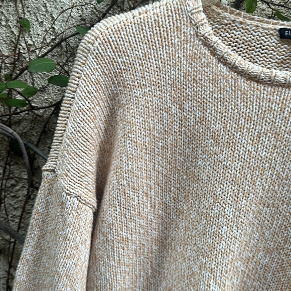 Eileen Fisher 100% Organic Cotton Sweater - Picture 5 of 8